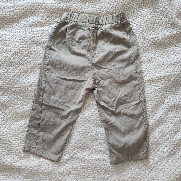 NWT Donsje Kilan Elastic Waist Pants in Light Stone Gray, 24m-30m - Picture 3 of 8